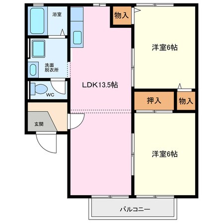 ジュネスコンドウの物件間取画像